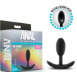 Anal Adventures Platinum Silicone Vibra Slim Plug Small 